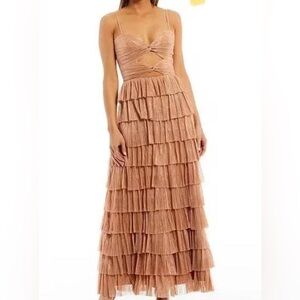 Gianni Bini Grace Metallic Dress